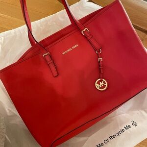 Michael Kors Red NWOT tote purse bag